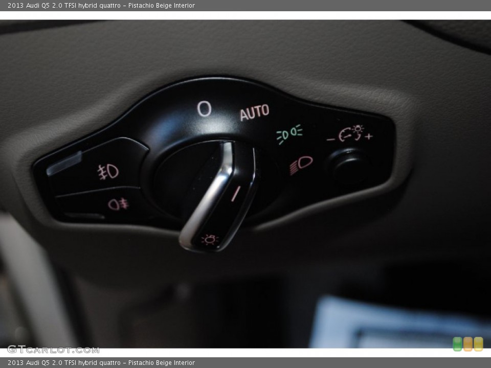 Pistachio Beige Interior Controls for the 2013 Audi Q5 2.0 TFSI hybrid quattro #81021840