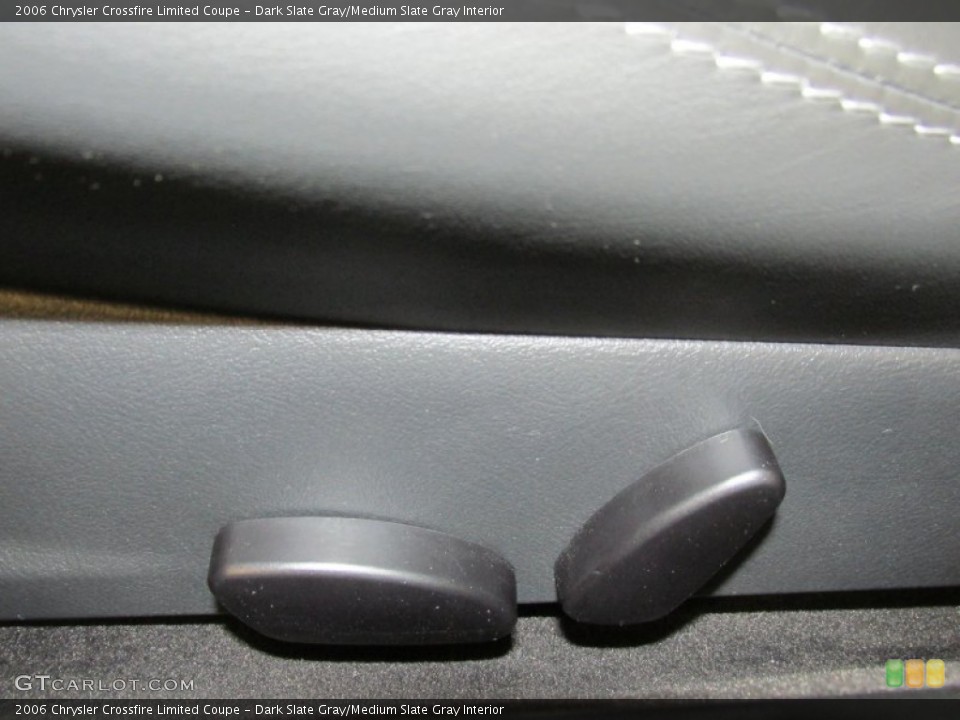 Dark Slate Gray/Medium Slate Gray Interior Controls for the 2006 Chrysler Crossfire Limited Coupe #81021948