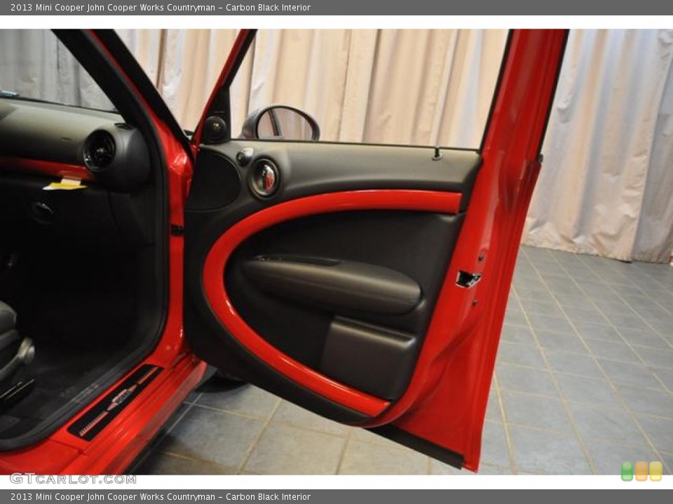 Carbon Black Interior Door Panel for the 2013 Mini Cooper John Cooper Works Countryman #81022475