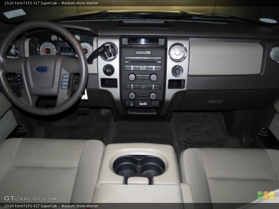 Medium Stone Interior Dashboard for the 2010 Ford F150 XLT SuperCab #81022629