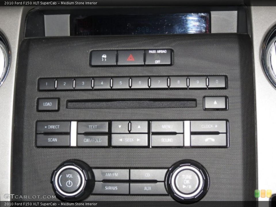 Medium Stone Interior Controls for the 2010 Ford F150 XLT SuperCab #81022728
