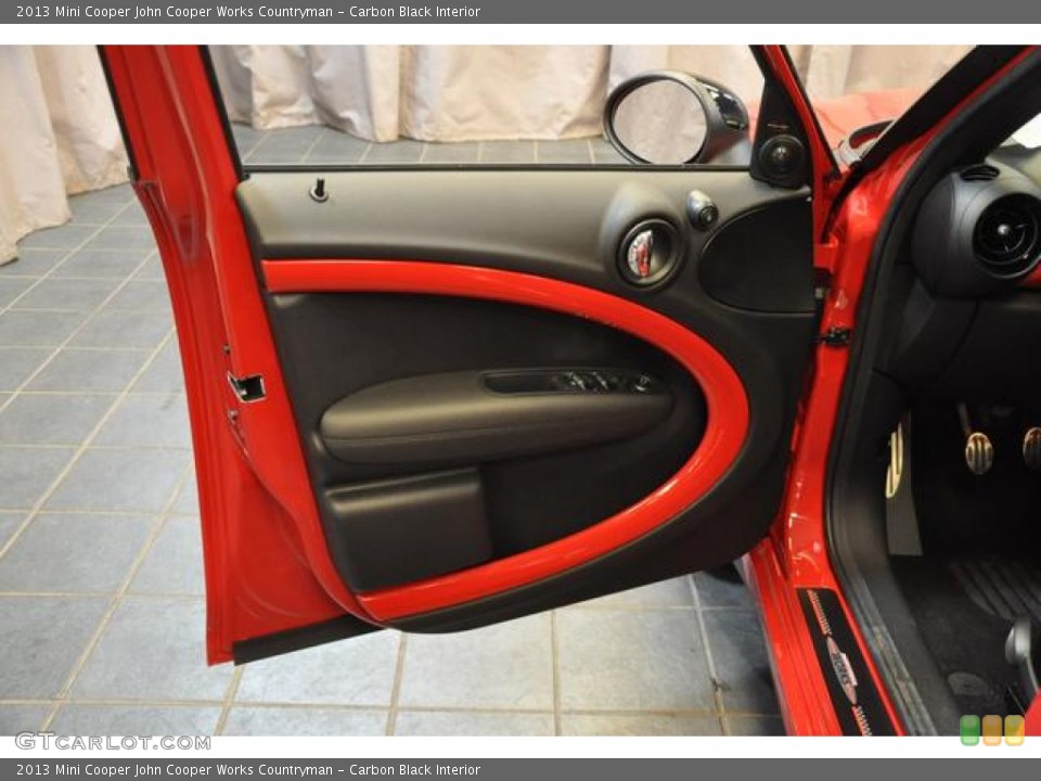 Carbon Black Interior Door Panel for the 2013 Mini Cooper John Cooper Works Countryman #81022776