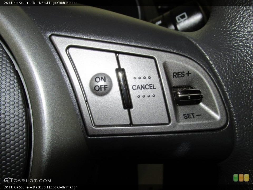 Black Soul Logo Cloth Interior Controls for the 2011 Kia Soul + #81022983