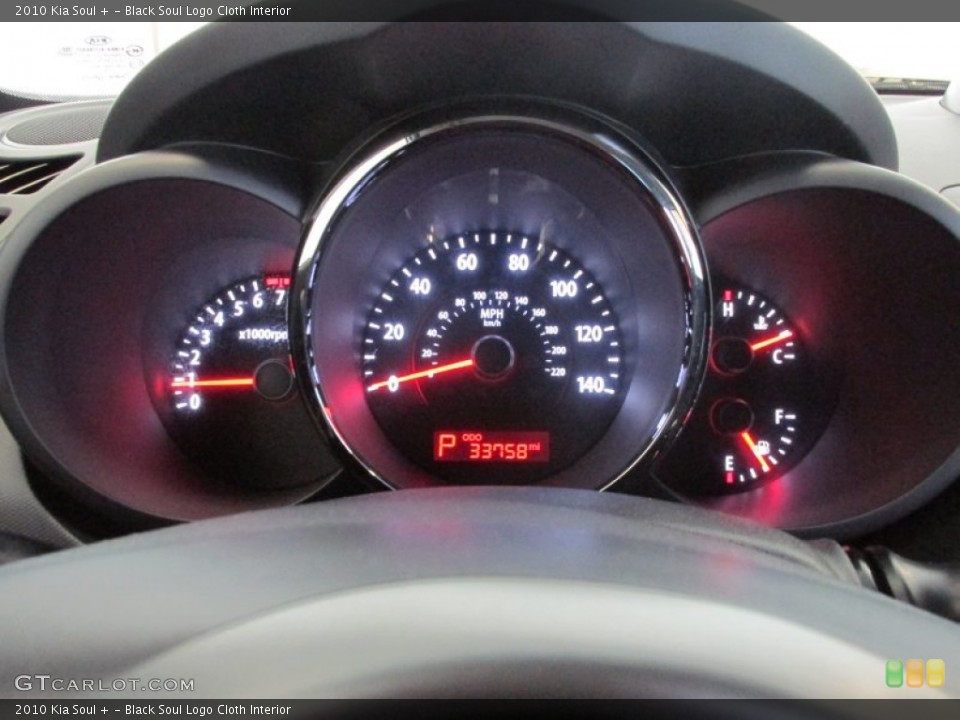 Black Soul Logo Cloth Interior Gauges for the 2010 Kia Soul + #81023366