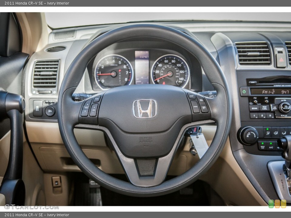 Ivory Interior Steering Wheel for the 2011 Honda CR-V SE #81023583