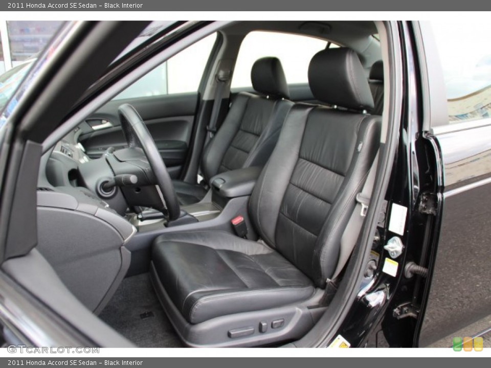 Black Interior Photo for the 2011 Honda Accord SE Sedan #81023601