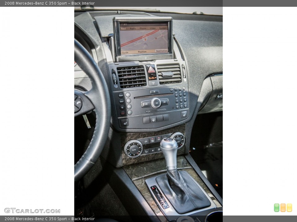 Black Interior Controls for the 2008 Mercedes-Benz C 350 Sport #81024927