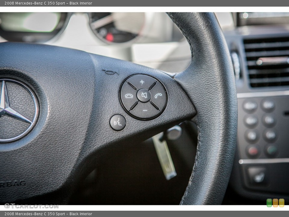 Black Interior Controls for the 2008 Mercedes-Benz C 350 Sport #81025386