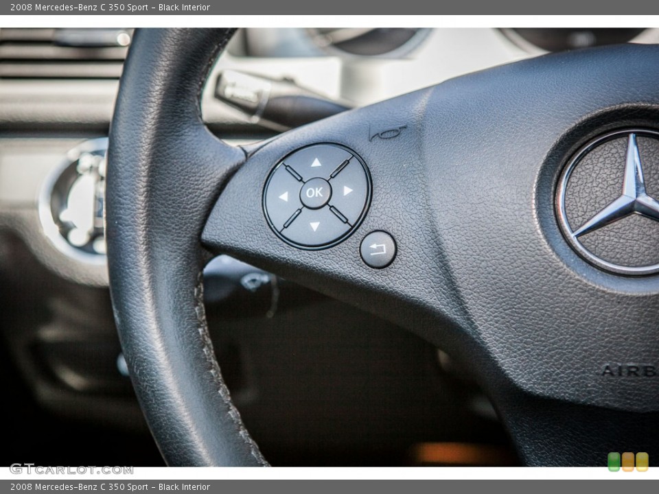 Black Interior Controls for the 2008 Mercedes-Benz C 350 Sport #81025428