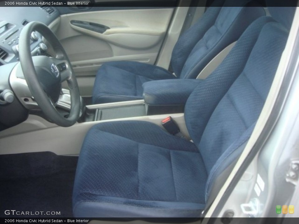 Blue Interior Photo for the 2006 Honda Civic Hybrid Sedan #81025884