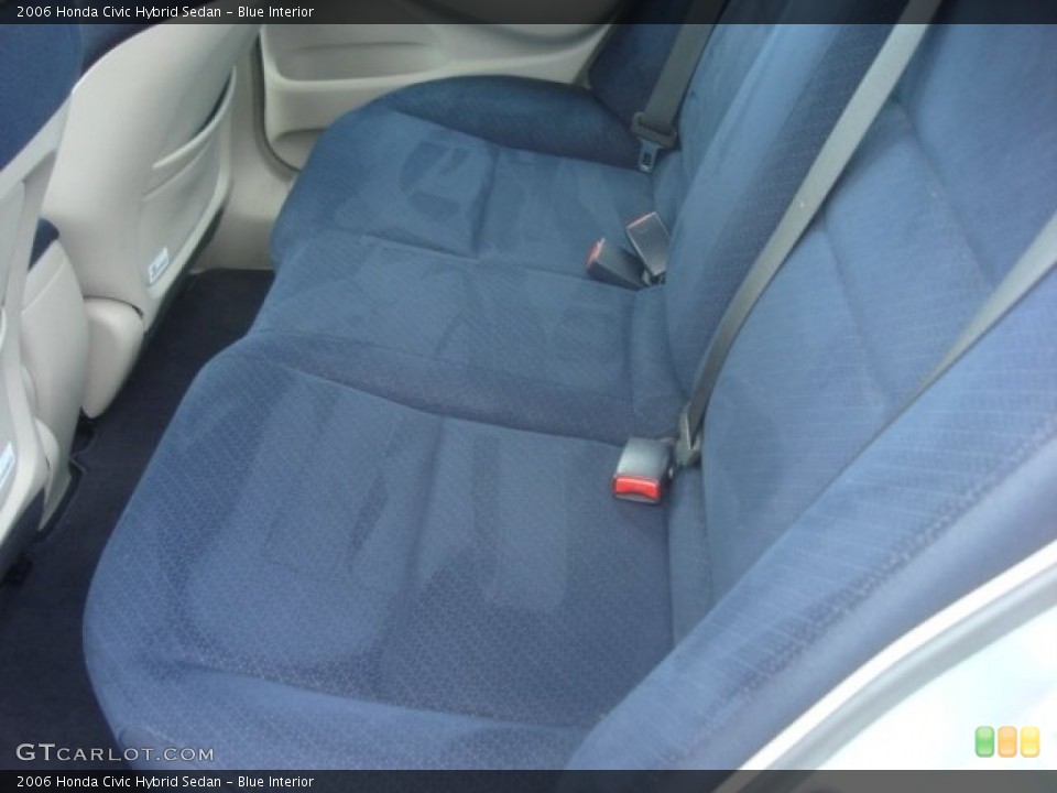 Blue Interior Rear Seat for the 2006 Honda Civic Hybrid Sedan #81025902