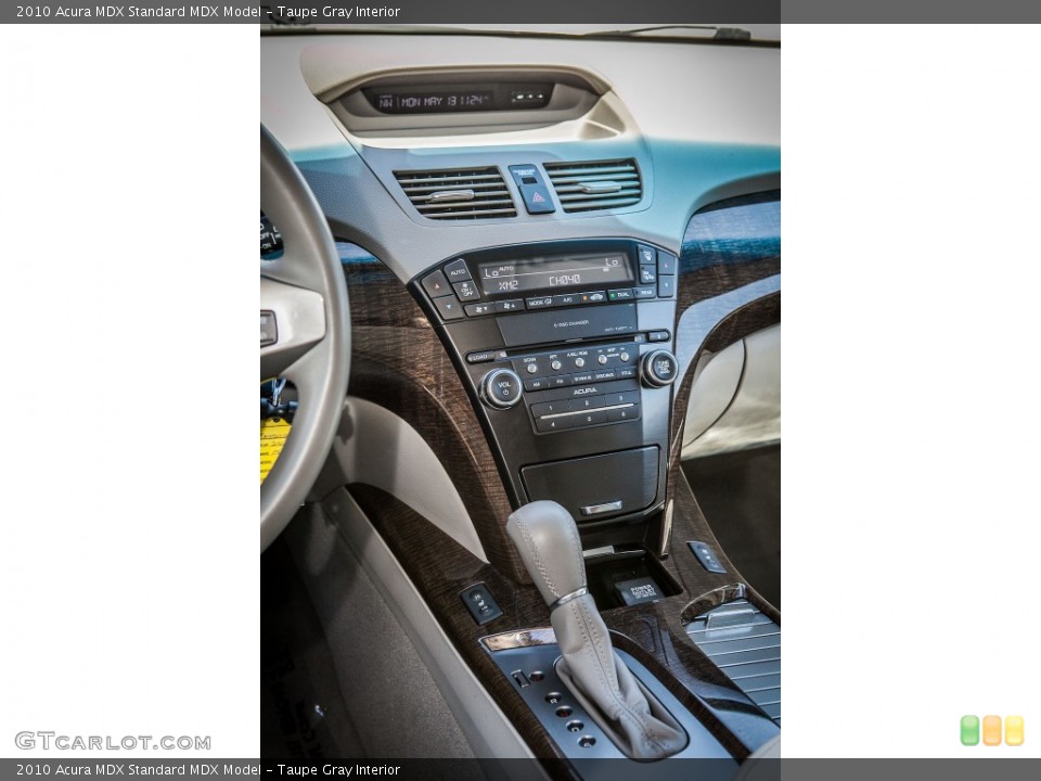 Taupe Gray Interior Controls for the 2010 Acura MDX  #81026187