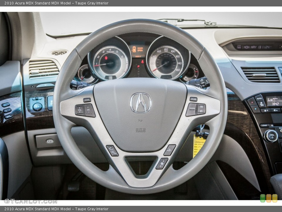 Taupe Gray Interior Steering Wheel for the 2010 Acura MDX  #81026558