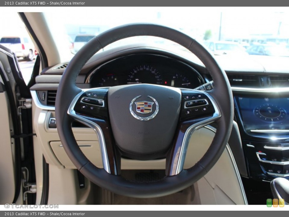Shale/Cocoa Interior Steering Wheel for the 2013 Cadillac XTS FWD #81026559