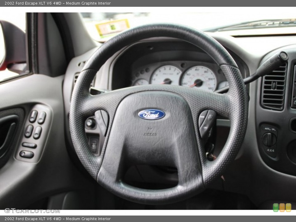 Medium Graphite Interior Steering Wheel for the 2002 Ford Escape XLT V6 4WD #81026726