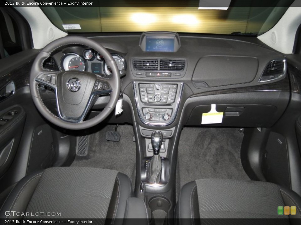 Ebony Interior Dashboard for the 2013 Buick Encore Convenience #81028037