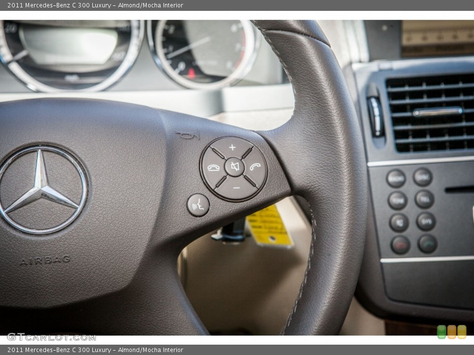 Almond/Mocha Interior Controls for the 2011 Mercedes-Benz C 300 Luxury #81028341