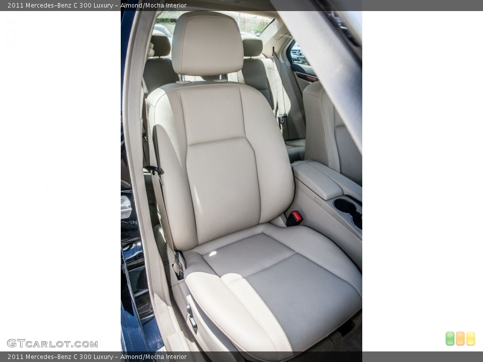 Almond/Mocha Interior Front Seat for the 2011 Mercedes-Benz C 300 Luxury #81028700