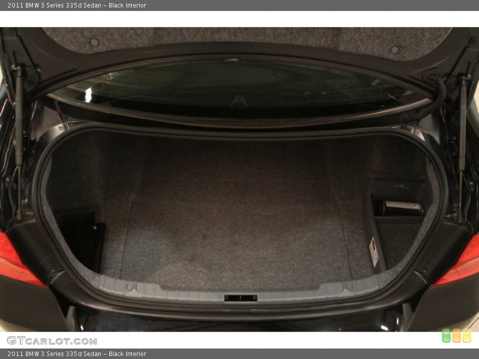 Black Interior Trunk for the 2011 BMW 3 Series 335d Sedan #81030549