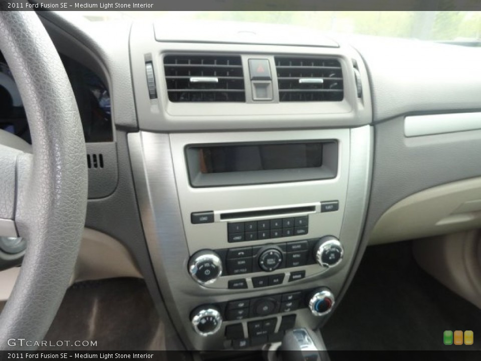 Medium Light Stone Interior Controls for the 2011 Ford Fusion SE #81030749