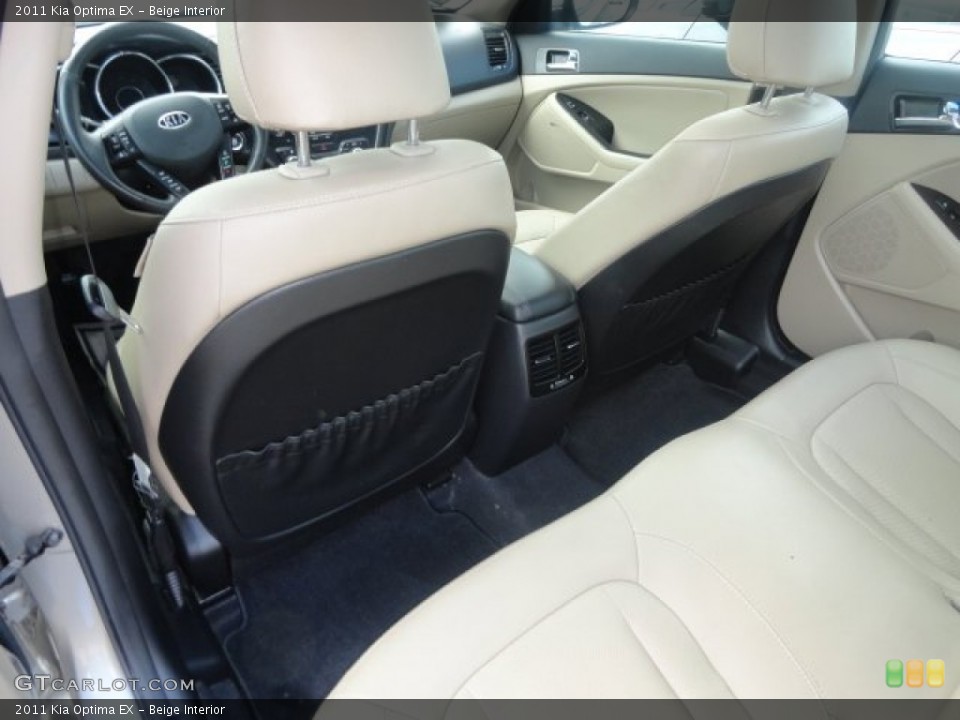 Beige Interior Rear Seat for the 2011 Kia Optima EX #81031209