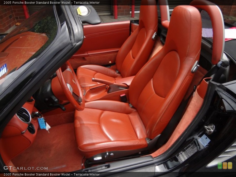 Terracotta Interior Front Seat for the 2005 Porsche Boxster  #81032790