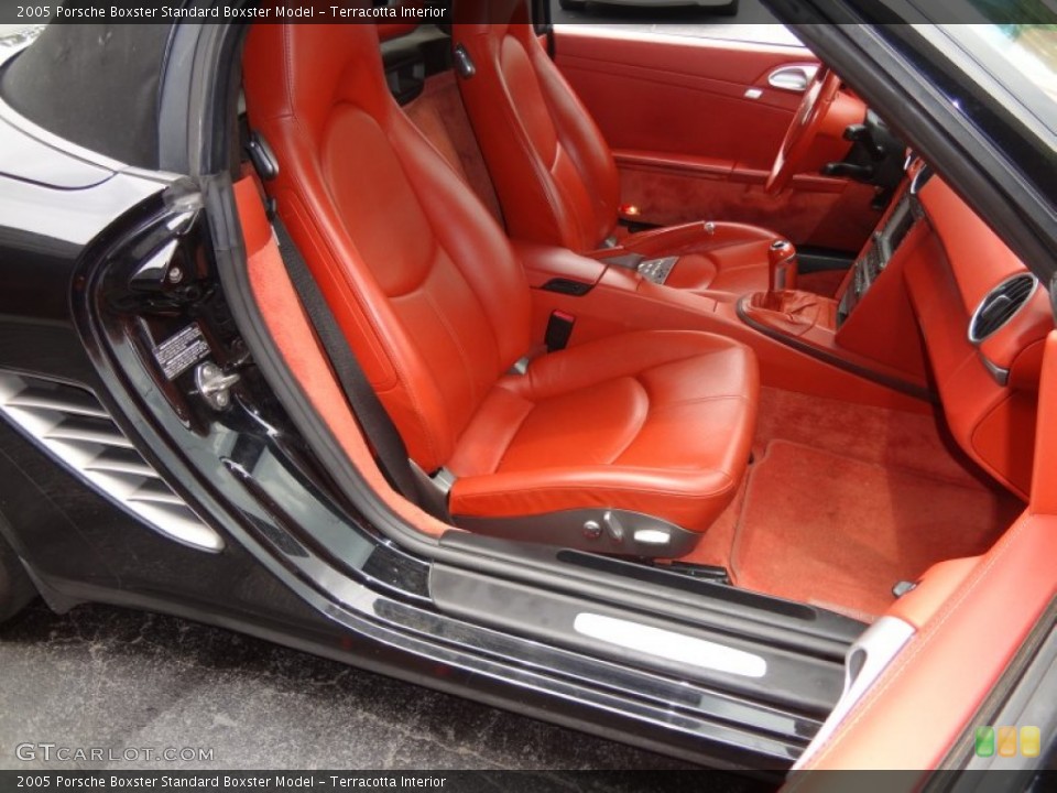 Terracotta Interior Front Seat for the 2005 Porsche Boxster  #81033117