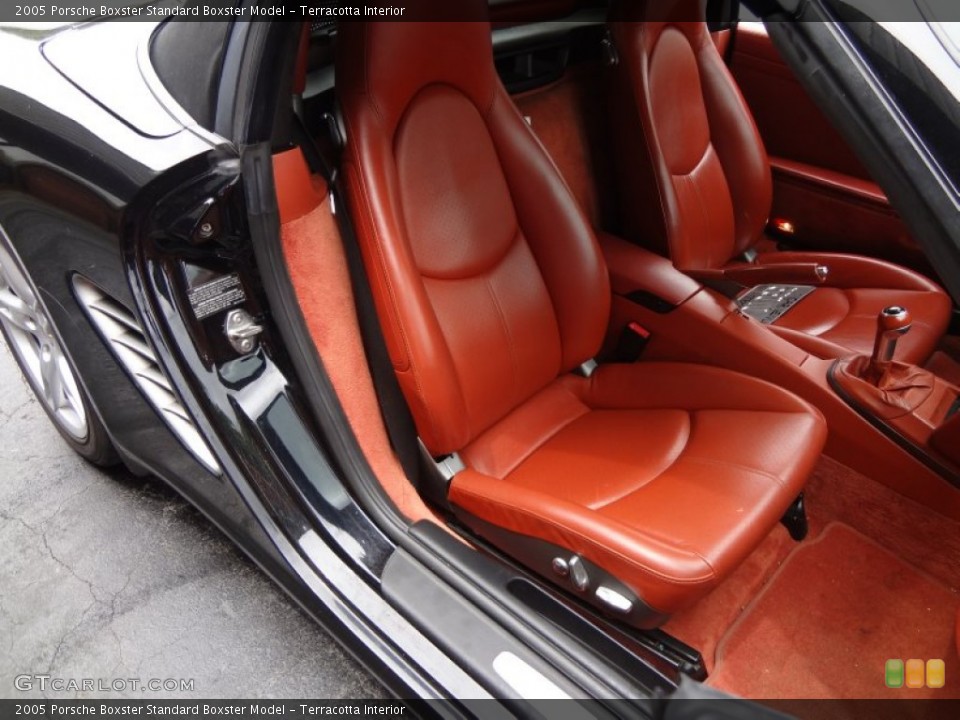 Terracotta Interior Front Seat for the 2005 Porsche Boxster  #81033150
