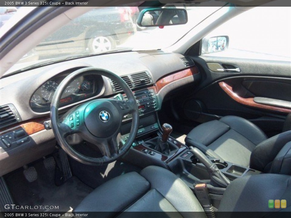 Black Interior Prime Interior for the 2005 BMW 3 Series 325i Coupe #81034342