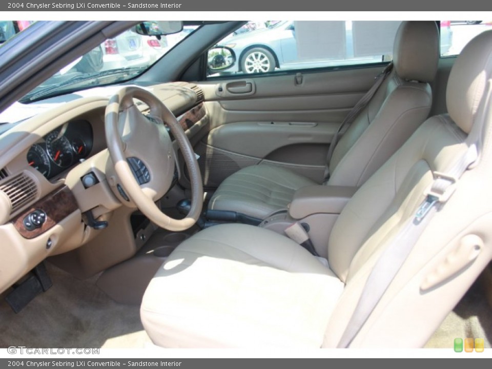 Sandstone Interior Photo for the 2004 Chrysler Sebring LXi Convertible #81038058