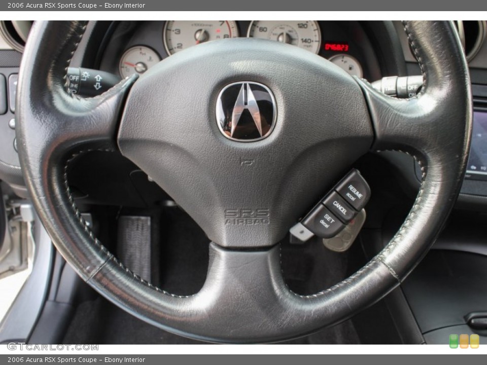 Ebony Interior Steering Wheel for the 2006 Acura RSX Sports Coupe #81039665