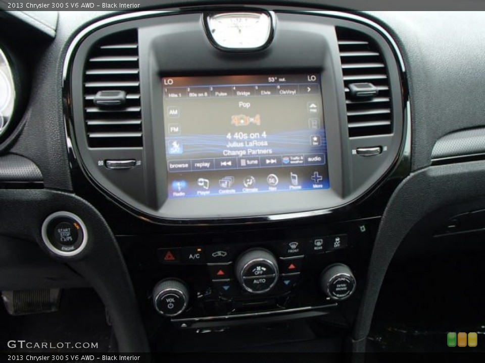 Black Interior Controls for the 2013 Chrysler 300 S V6 AWD #81041747