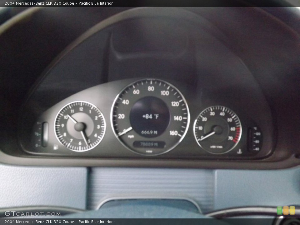 Pacific Blue Interior Gauges for the 2004 Mercedes-Benz CLK 320 Coupe #81042077