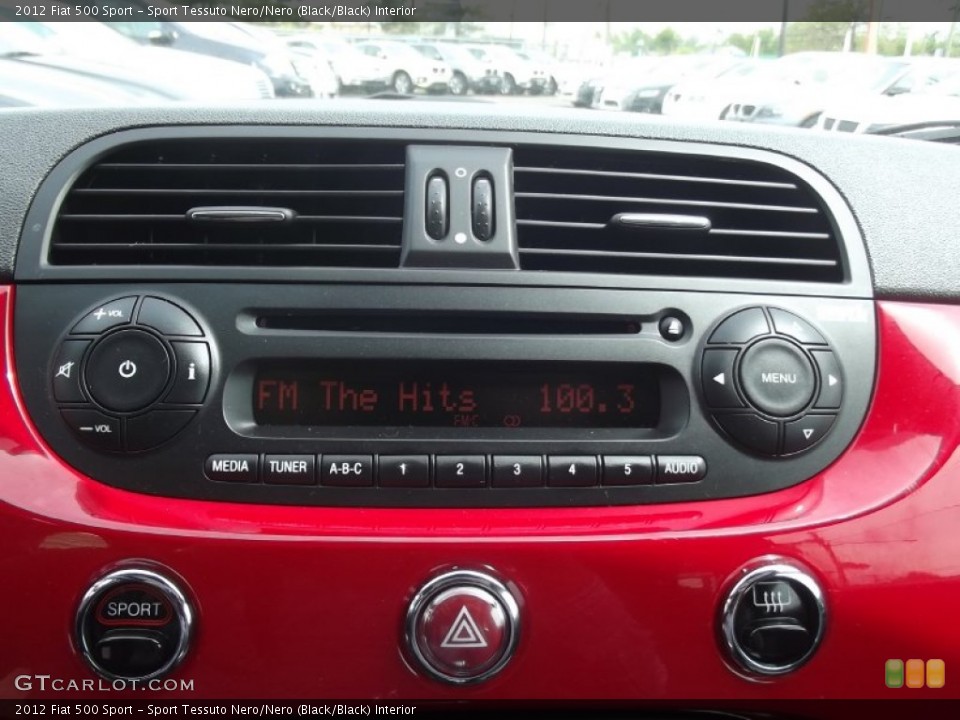 Sport Tessuto Nero/Nero (Black/Black) Interior Audio System for the 2012 Fiat 500 Sport #81042799