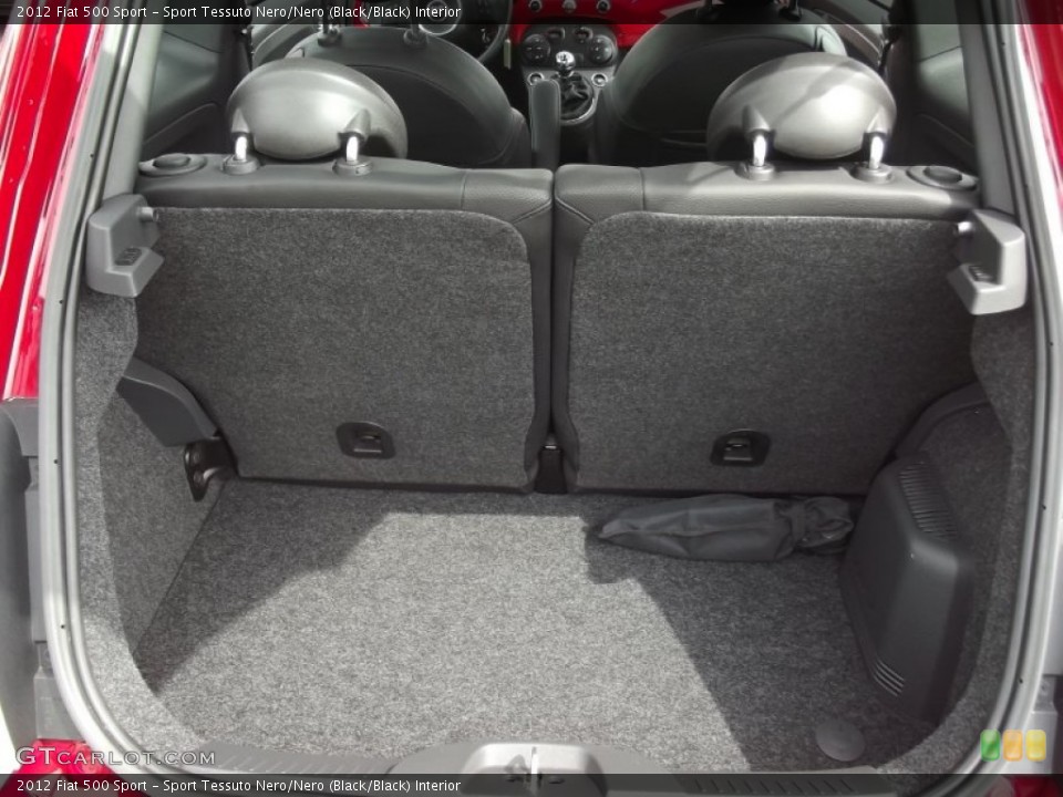 Sport Tessuto Nero/Nero (Black/Black) Interior Trunk for the 2012 Fiat 500 Sport #81043071