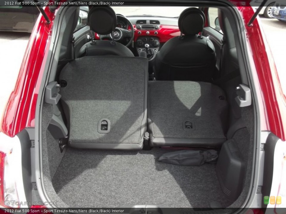 Sport Tessuto Nero/Nero (Black/Black) Interior Trunk for the 2012 Fiat 500 Sport #81043101