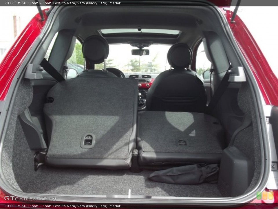 Sport Tessuto Nero/Nero (Black/Black) Interior Trunk for the 2012 Fiat 500 Sport #81043119