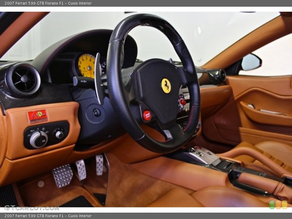 Cuoio Interior Steering Wheel for the 2007 Ferrari 599 GTB Fiorano F1 #81044562