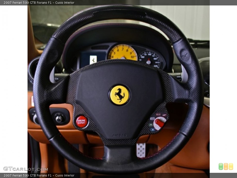 Cuoio Interior Steering Wheel for the 2007 Ferrari 599 GTB Fiorano F1 #81044607