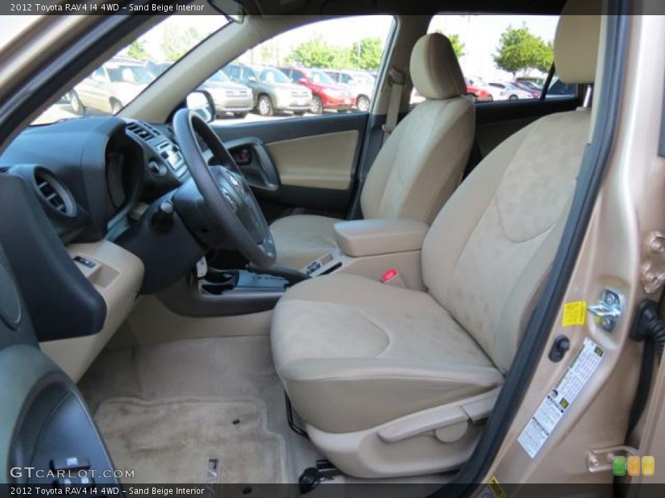 Sand Beige Interior Photo for the 2012 Toyota RAV4 I4 4WD #81044892