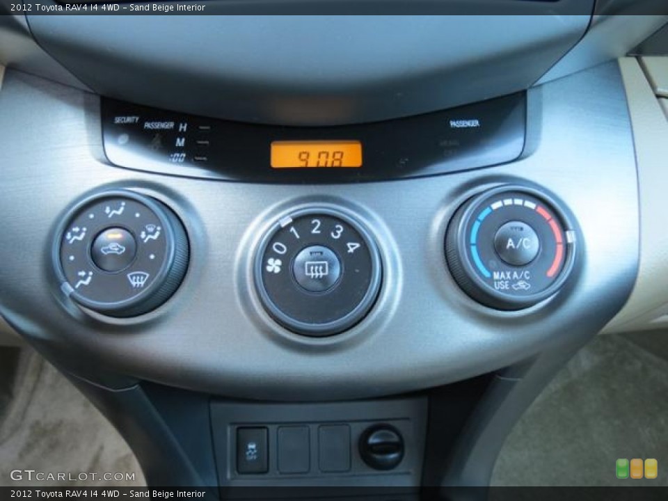 Sand Beige Interior Controls for the 2012 Toyota RAV4 I4 4WD #81045059