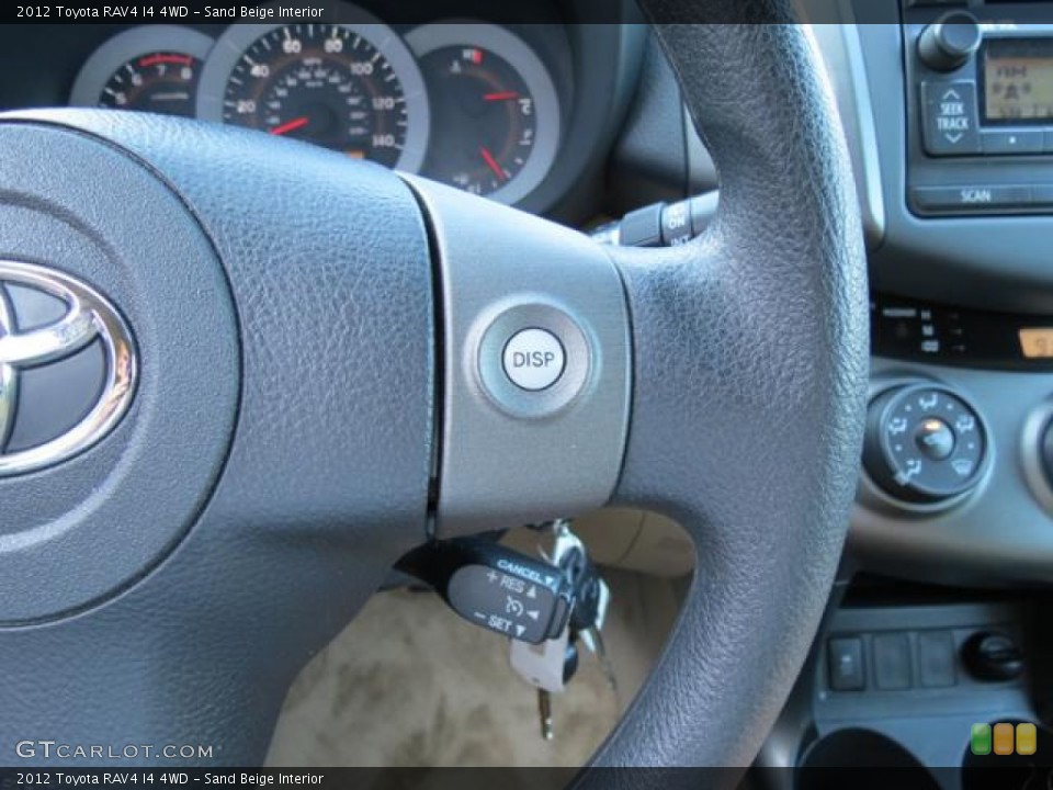 Sand Beige Interior Controls for the 2012 Toyota RAV4 I4 4WD #81045171