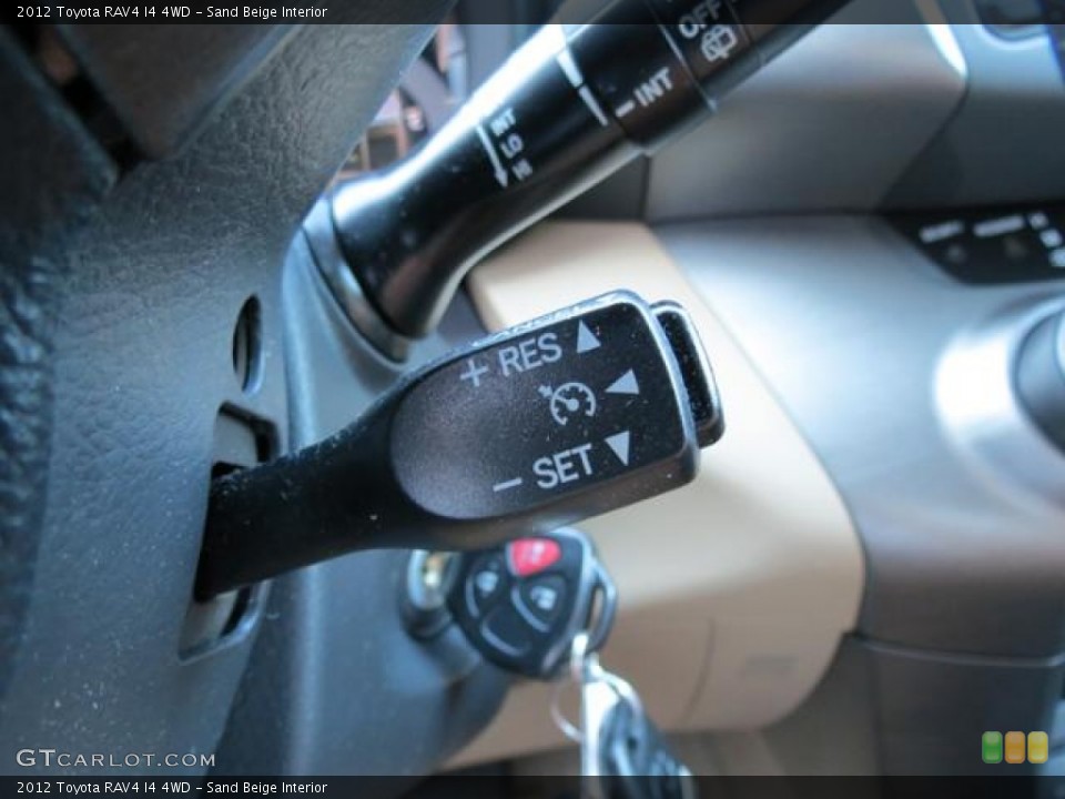 Sand Beige Interior Controls for the 2012 Toyota RAV4 I4 4WD #81045189