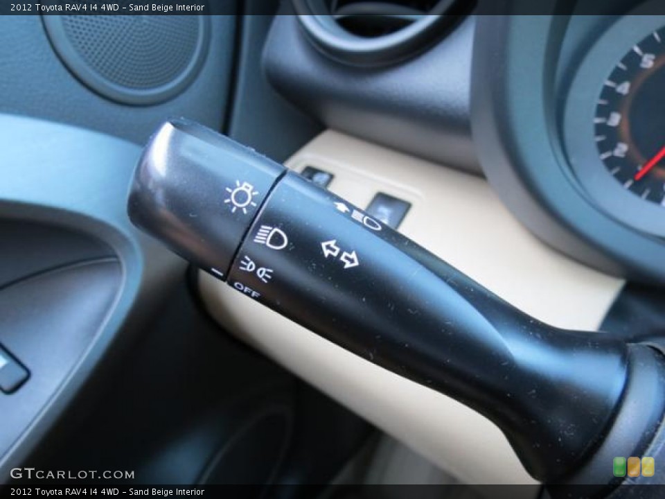 Sand Beige Interior Controls for the 2012 Toyota RAV4 I4 4WD #81045234