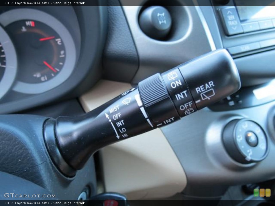 Sand Beige Interior Controls for the 2012 Toyota RAV4 I4 4WD #81045252