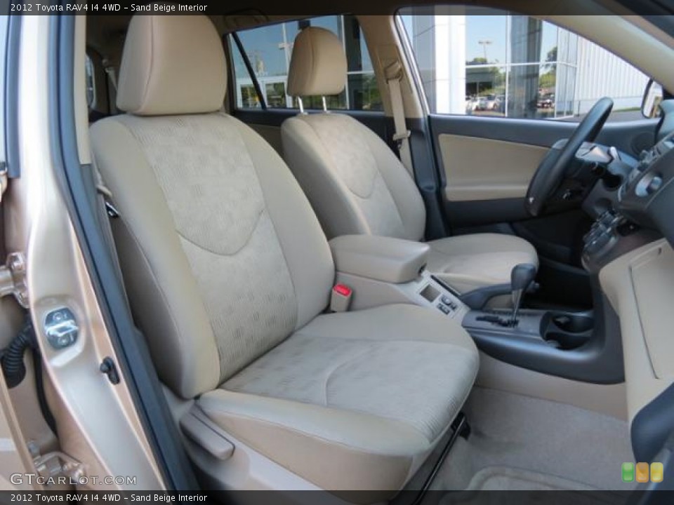 Sand Beige Interior Front Seat for the 2012 Toyota RAV4 I4 4WD #81045315