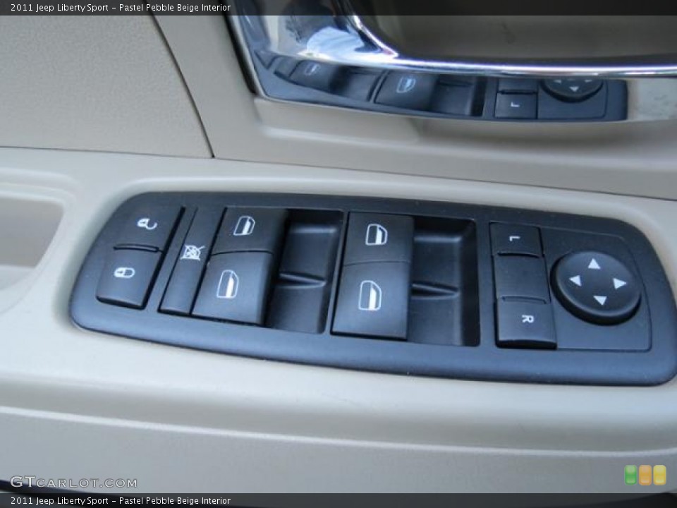 Pastel Pebble Beige Interior Controls for the 2011 Jeep Liberty Sport #81045700