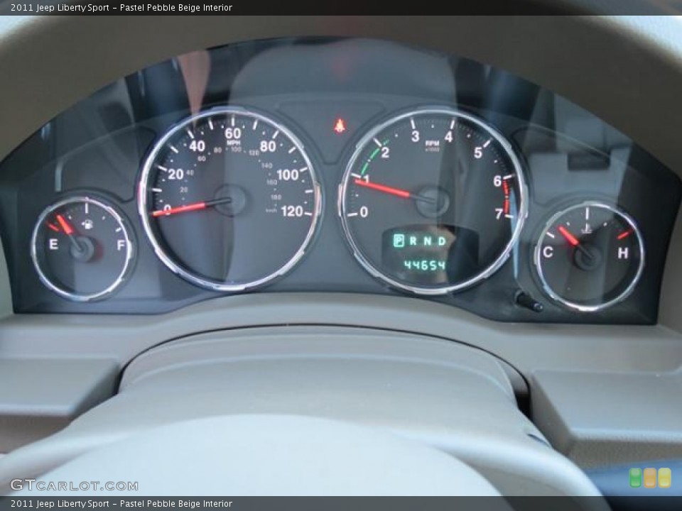 Pastel Pebble Beige Interior Gauges for the 2011 Jeep Liberty Sport #81045750