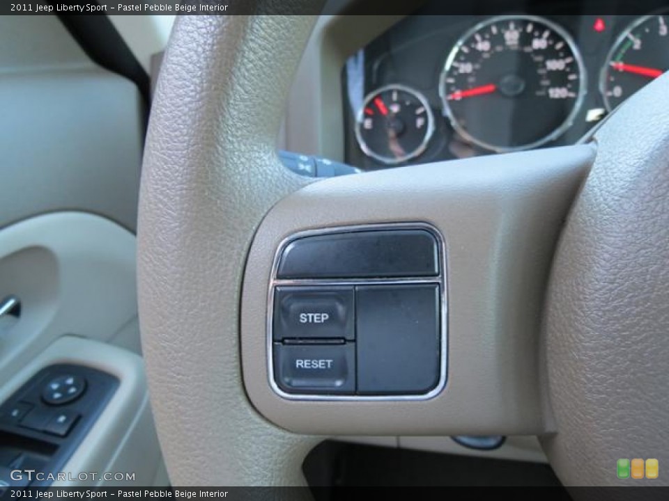 Pastel Pebble Beige Interior Controls for the 2011 Jeep Liberty Sport #81045845