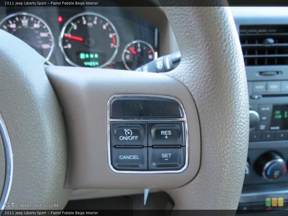 Pastel Pebble Beige Interior Controls for the 2011 Jeep Liberty Sport #81045867